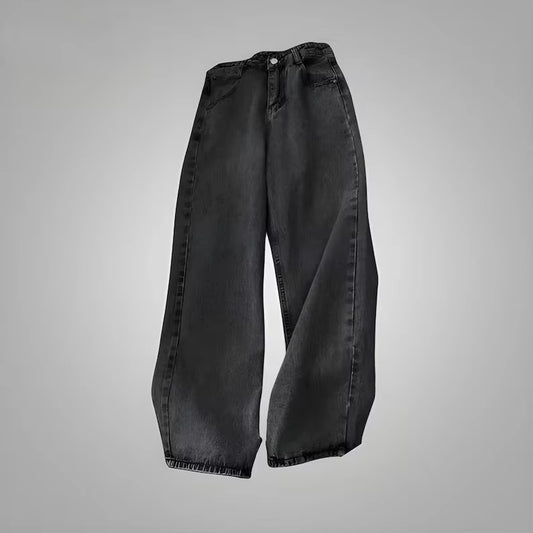 2024 New American Trend Retro Hip-Hop Embroidery Pattern Baggy Jeans for Men and Women Y2K Harajuku Gothic Wide Pants Streetwear